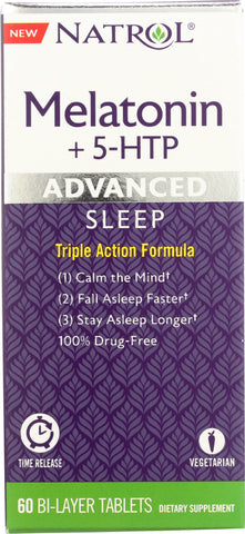 NATROL: Melatonin 5 HTP, 60 tb