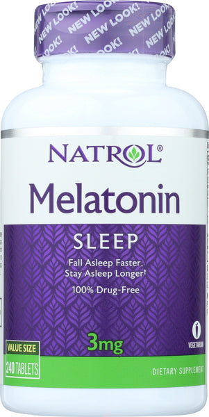 NATROL: Melatonin 3mg, 240 tb