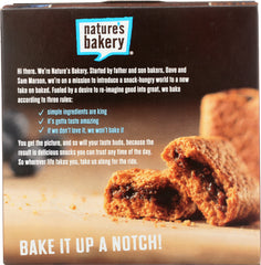 NATURE'S BAKERY: Stone Ground Whole Wheat Blueberry Fig Bar, 12 oz