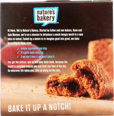 NATURE'S BAKERY: Stone Ground Whole Wheat Fig Bar, 12 oz