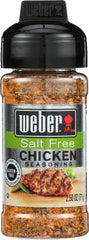 WEBER: Salt Free Chicken Seasoning, 2.5 oz