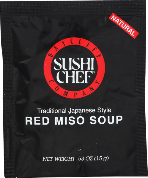 SUSHI CHEF: Soup Red Miso Traditional Japanese Style, 0.53 Oz