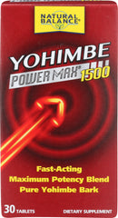 NATURAL BALANCE: Yohimbe Power Max 1500, 30 cp