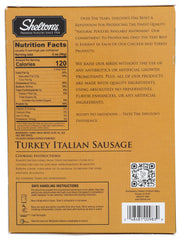 SHELTON'S POULTRY: Turkey Italian Sausage, 12 oz