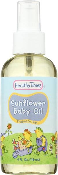 HEALTHY TIMES: Sunflower Baby Oil, 4 fo