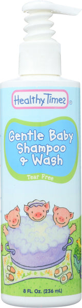 HEALTHY TIMES: Shampoo Wash Baby Gentle, 8 fo