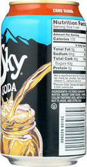 BLUE SKY: Cane Sugar Soda Cola 6-12oz, 72 oz