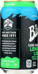 BLUE SKY: Cane Sugar Soda Lemon Lime 6-12oz, 72 oz