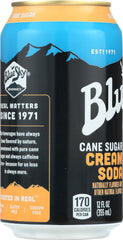 BLUE SKY: Cane Sugar Cream Soda 6-12oz, 72 oz