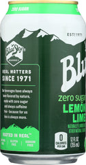 BLUE SKY: Zero Sugar Soda Lemon Lime 6-12oz, 72 oz