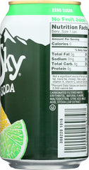 BLUE SKY: Zero Sugar Soda Lemon Lime 6-12oz, 72 oz