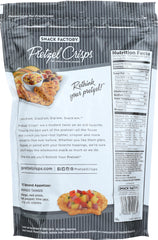 SNACK FACTORY: Pretzel Crisps Deli Style Sea Salt & Cracked Pepper, 7.2 oz