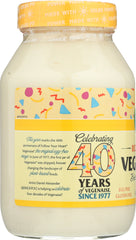 FOLLOW YOUR HEART: Vegenaise Dressing & Sandwich Spread Reduced Fat, 32 oz