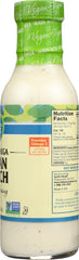 FOLLOW YOUR HEART: High Omega Vegan Ranch Salad Dressing, 12 Oz