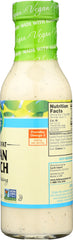 FOLLOW YOUR HEART: Reduced Fat Vegan Ranch Salad Dressing, 12 oz