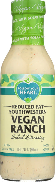 FOLLOW YOUR HEART: Reduced Fat Southwestern Vegan Ranch, 12 oz