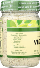 FOLLOW YOUR HEART: Gourmet Pesto Vegenaise, 12 oz