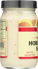 FOLLOW YOUR HEART: Vegenaise Horseradish Sauce, 8 oz