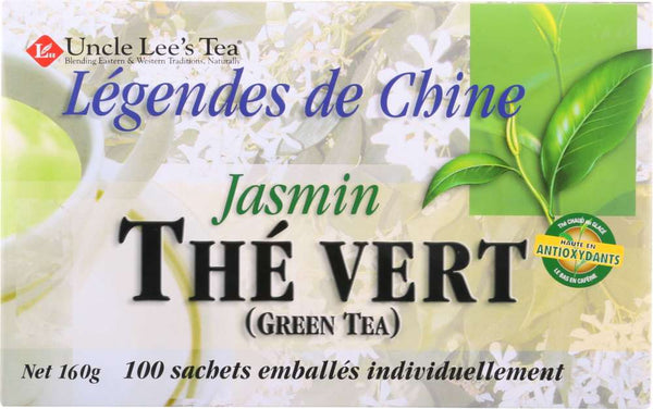 UNCLE LEES: Legends of China Jasmin Green Tea, 100 Bg