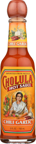 CHOLULA: Chili Garlic Hot Sauce, 5 oz