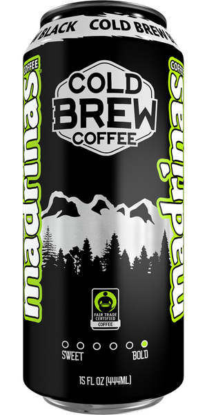 MADRINAS COFFEE: Organic Cold Brew Black Coffee, 15 fl oz
