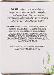 AURA CACIA: Aromatherapy Shower Tablets Relaxing Lavender 3 tablets (1 oz each), 3 oz