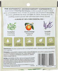 AURA CACIA: Aromatherapy Mineral Bath Clearing Eucalyptus, 2.5 Oz