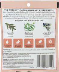 AURA CACIA: Aromatherapy Mineral Bath Warming Balsam Fir, 2.5 Oz