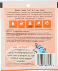 AURA CACIA: Tangerine & Sweet Orange Essential Oils Cheering Foam Bath, 2.5 oz