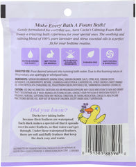 AURA CACIA: Lavender Essential Oil Calming Foam Bath, 2.5 oz