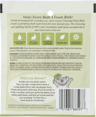 AURA CACIA: Eucalyptus Clearing Foam Bath, 2.5 oz