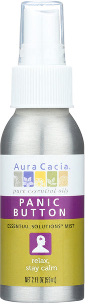 AURA CACIA: Panic Button Essential Solutions Mist, 2 oz