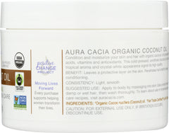 AURA CACIA: Oil Coconut Org 6.25 oz