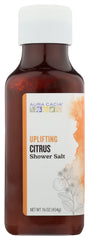 AURA CACIA: Uplifting Citrus Shower Salt, 16 oz