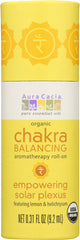 AURA CACIA: Chakra Balancing Aromatherapy Roll-On Empowering Solar Plexus, 0.31 oz