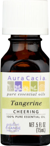 AURA CACIA: Essential Oil Tangerine 0.5 oz