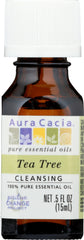 AURA CACIA: 100% Pure Essential Oil Tea Tree, 0.5 Oz