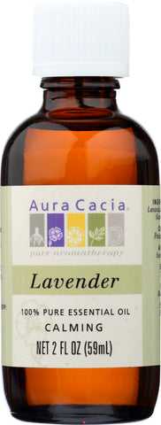 AURA CACIA: 100% Pure Essential Oil Lavender, 2 Oz