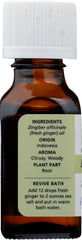 AURA CACIA: Oil Essential Fresh Ginger 0.5 oz