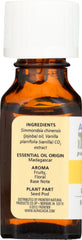 AURA CACIA: Vanilla in Jojoba Oil, 0.5 oz