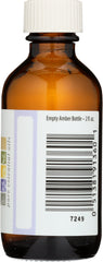 AURA CACIA: Amber Bottle with Writable Label, 2 oz