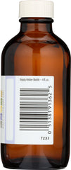 AURA CACIA: Amber Bottle with Writable Label, 4 oz