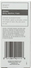 AURA CACIA: Oil Essential Roll-on Peppermint 0.31 oz