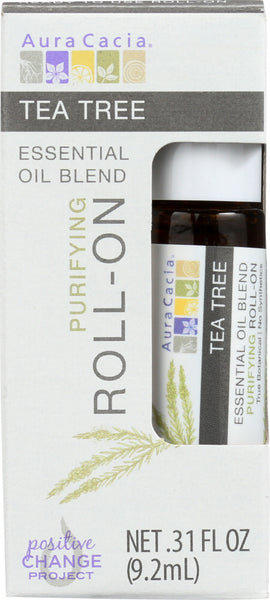 AURA CACIA: Oil Essential Roll-on Tea Tree 0.31 oz