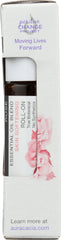 AURA CACIA: Oil Essential Roll-on Rose, 0.31 oz