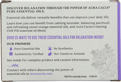 AURA CACIA: Essensial Oil Relaxation Kit Pack of 4, 0.25 oz