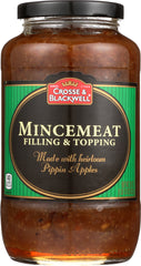 CROSSE & BLACKWELL: Plain Mincemeat Filling & Topping, 29 oz