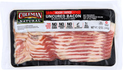 COLEMAN: Bacon Pork Uncured, 12 oz