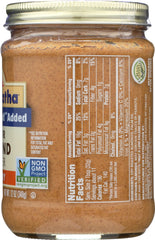 MARANATHA: Almond Butter Creamy No Stir No Salt  12 oz