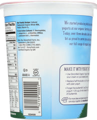 STONYFIELD: Organic Smooth and Creamy Whole Milk Plain Yogurt, 32 oz